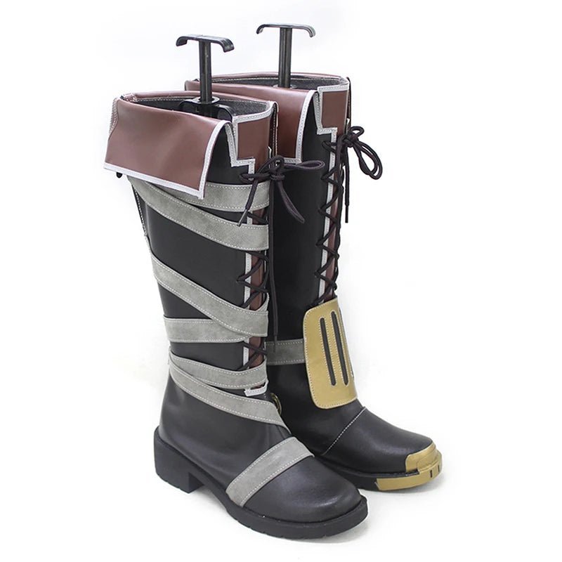 Botas Altas de Cosplay Vi de League of Legends para Hombres y Mujeres - Fantasia Cosera