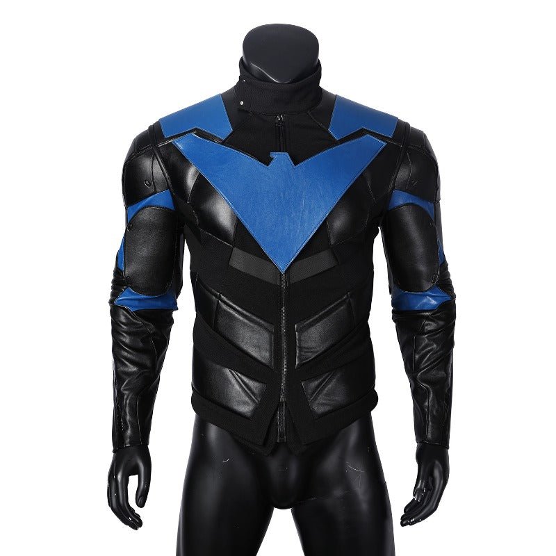 Traje de Cosplay de Nightwing Gotham Knights Conjunto Completo con Zapatos para Halloween y Fiestas - Fantasia Cosera
