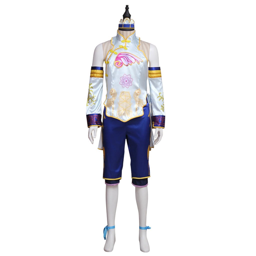 Traje de Cosplay de Xianghua de Soul Calibur | Serie de Cosplay de Juegos | Elegante Atuendo de Guerrera - Fantasia Cosera