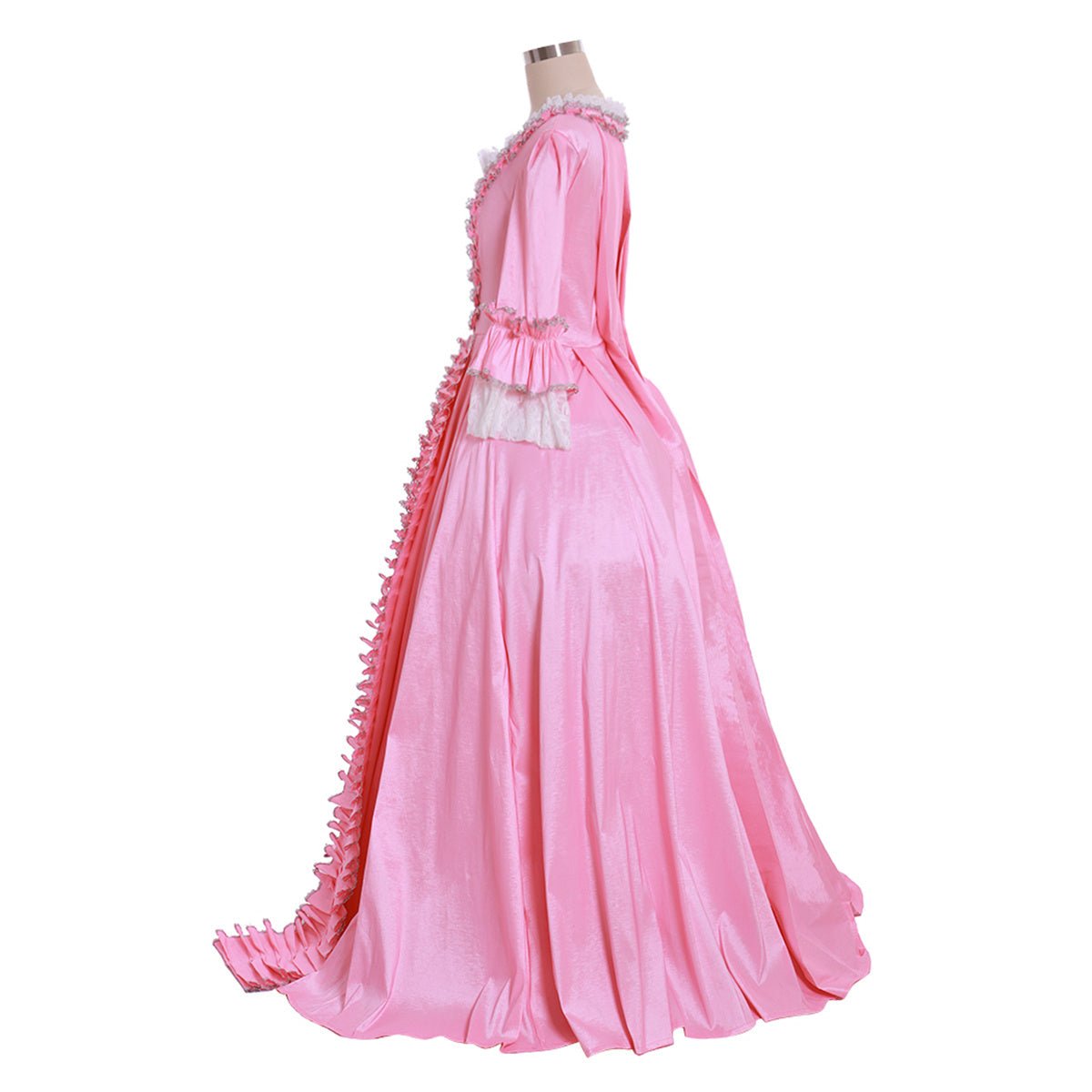Vestido Rosa Noble Medieval Disfraz Cosplay - Elegante Vestido Renacentista para Mujeres - Fantasia Cosera