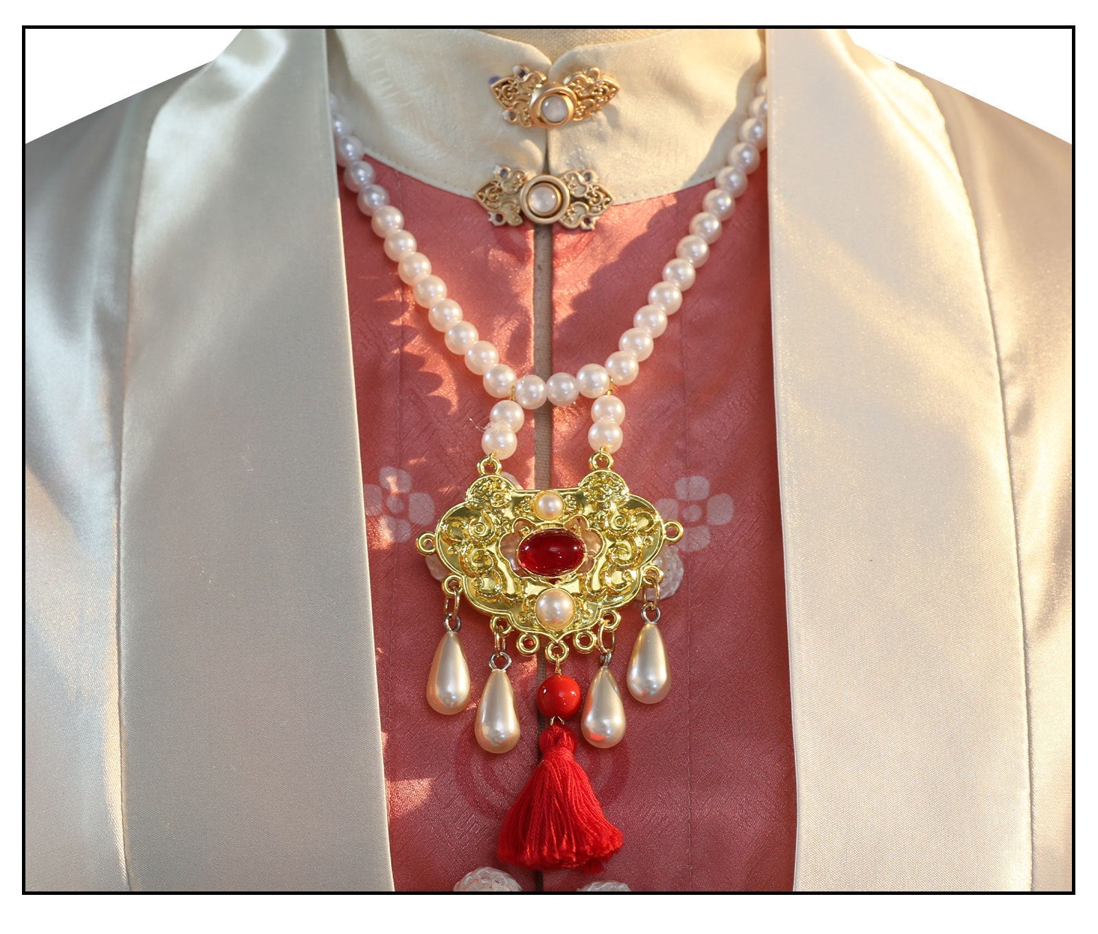 Reverse:1999 Sufi Hilo Rojo del Destino Traje Cosplay, Estilo Hanfu Antiguo Traje Cosplay Sufi - Fantasia Cosera