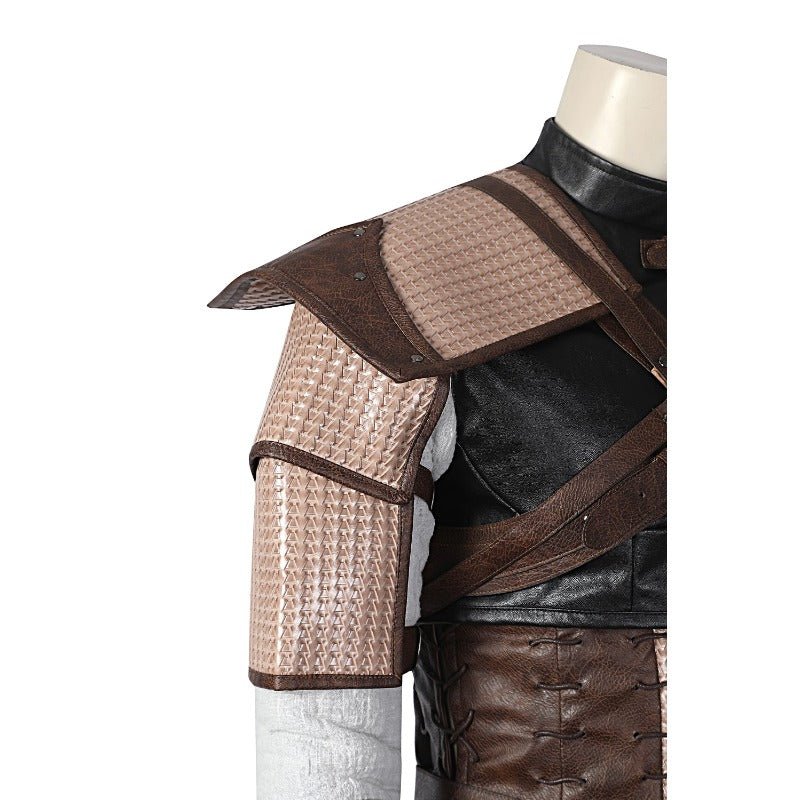 Traje de Cosplay de Geralt de Rivia de The Witcher 3 - Chaqueta de Cuero para Halloween y Eventos - Fantasia Cosera