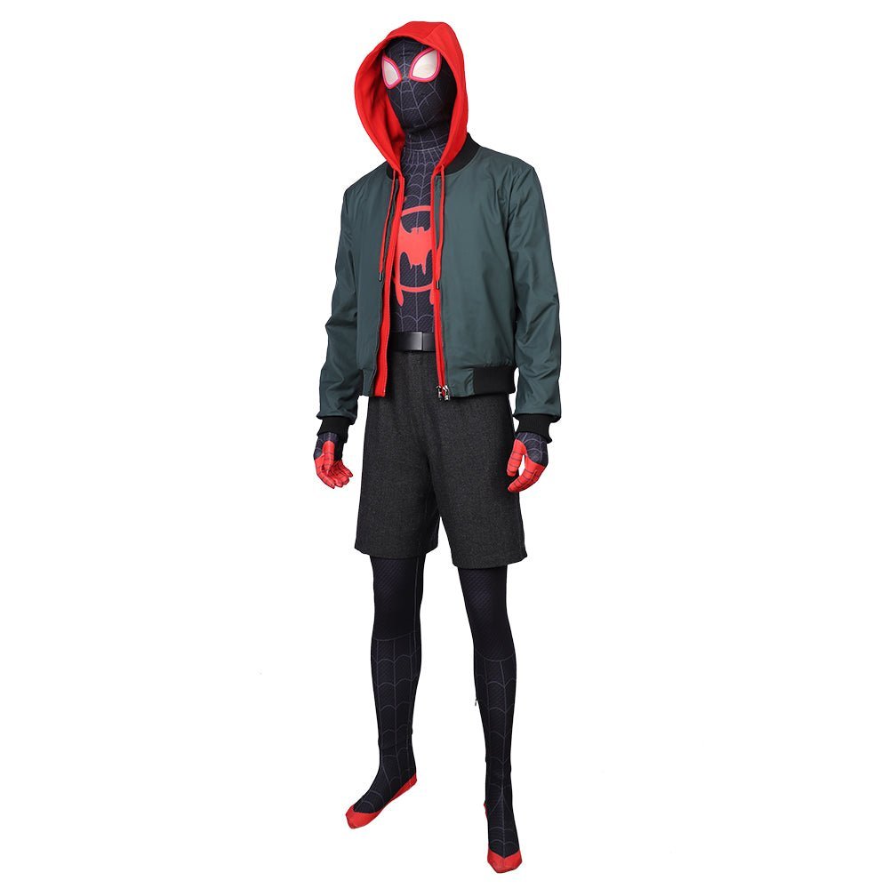 Traje de Cosplay de Spider-Man: Into the Spider-Verse para Hombres - Fantasia Cosera
