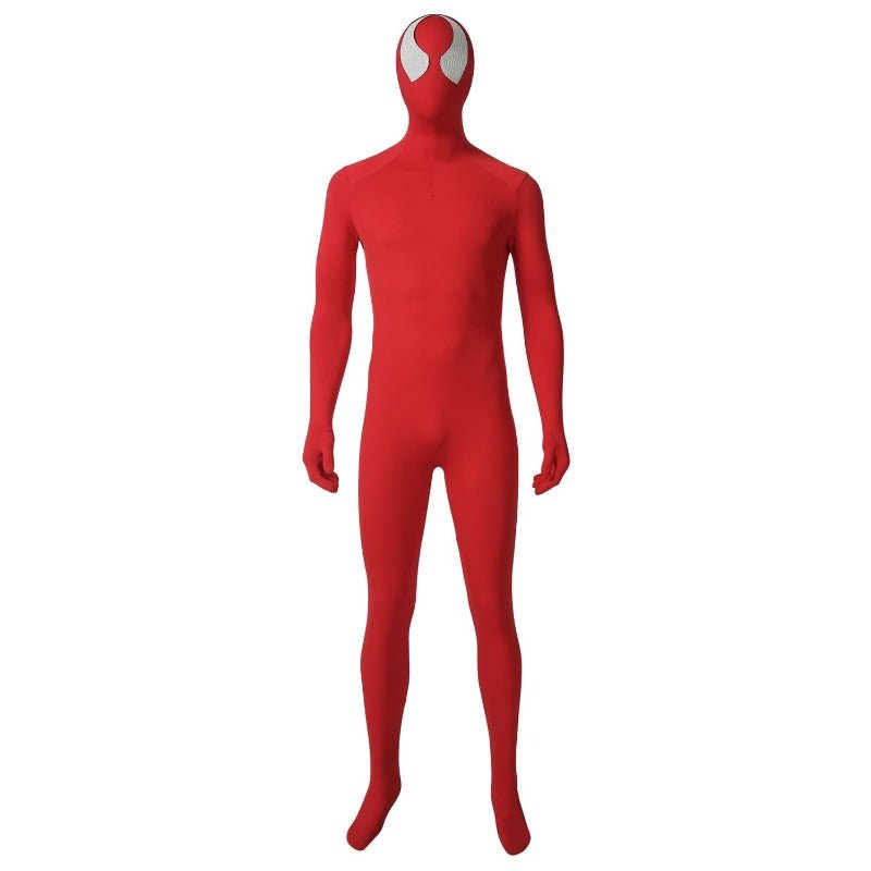 Traje de Cosplay de Scarlet Spider Ben Reilly - Atuendo Auténtico del Spider-Verse - Fantasia Cosera