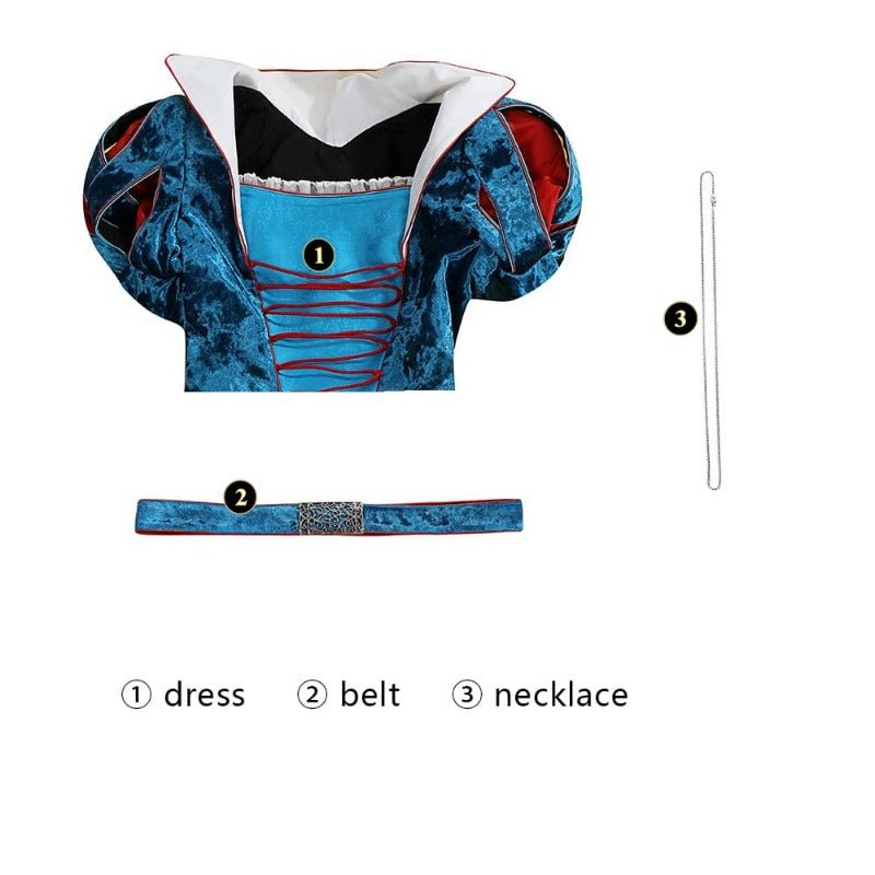 Vestido de Fantasía Blanca Nieves 2025 para Mujer - Disfraz de Cosplay - Fantasia Cosera