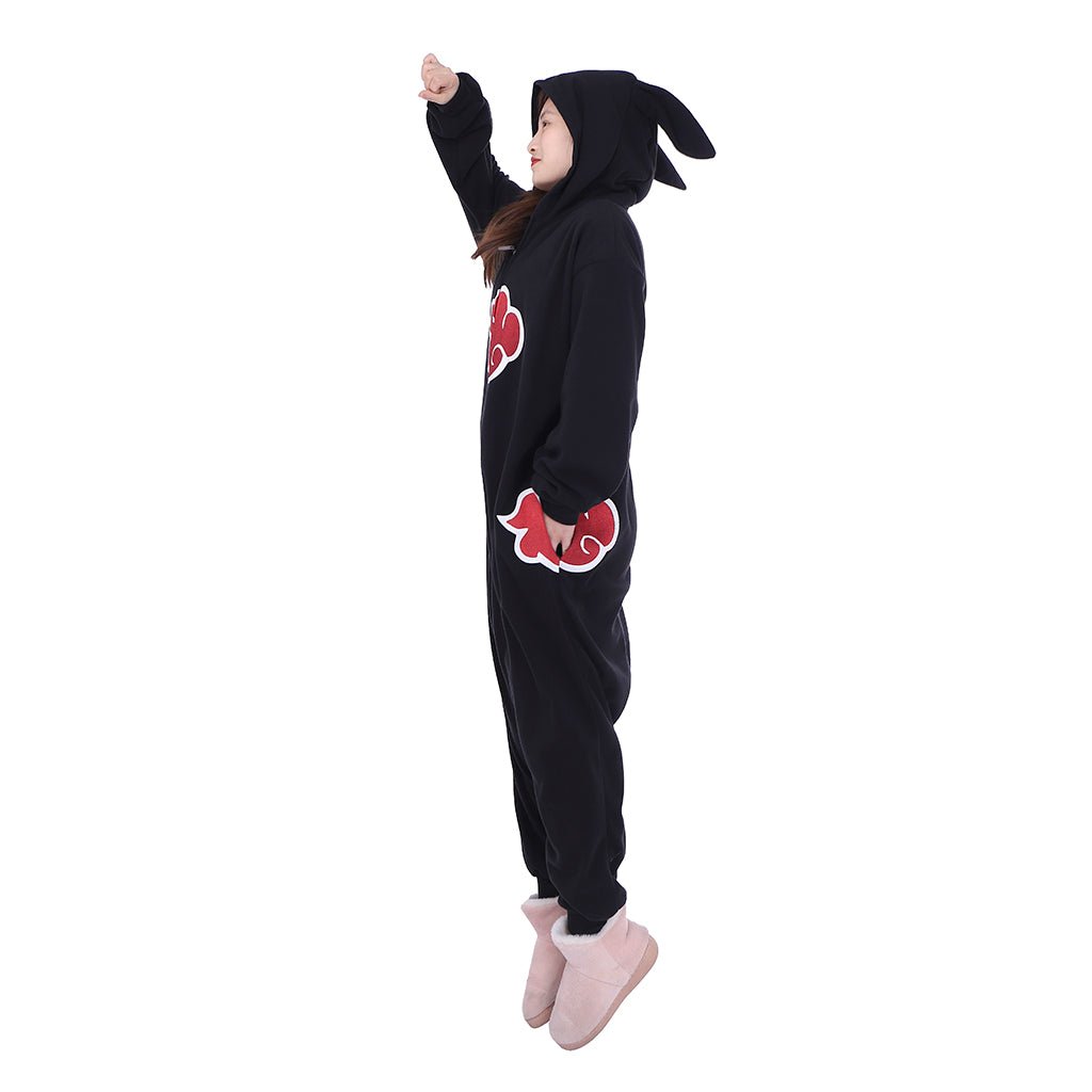 Pijama Unisex de Nube Akatsuki Anime para Adultos, Mono de Poliéster para Dormir, Halloween, Carnaval y Cosplay - Fantasia Cosera