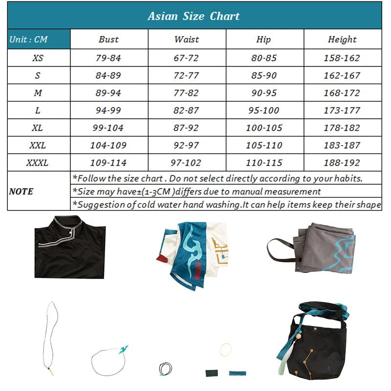 Traje de Cosplay de Dan Heng y Xidi de Honkai Star Rail para Hombres - Uniforme para Fiestas de Halloween y Convenciones - Fantasia Cosera