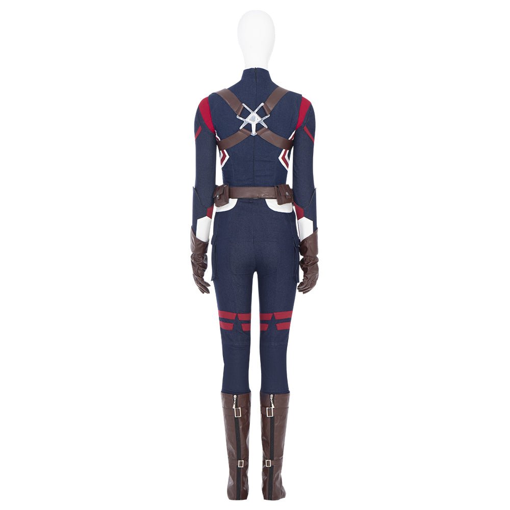 Traje Cosplay de Armadura de Heroína Peggy, Disfraz de Halloween para Mujer, Uniforme de Carnaval - Fantasia Cosera