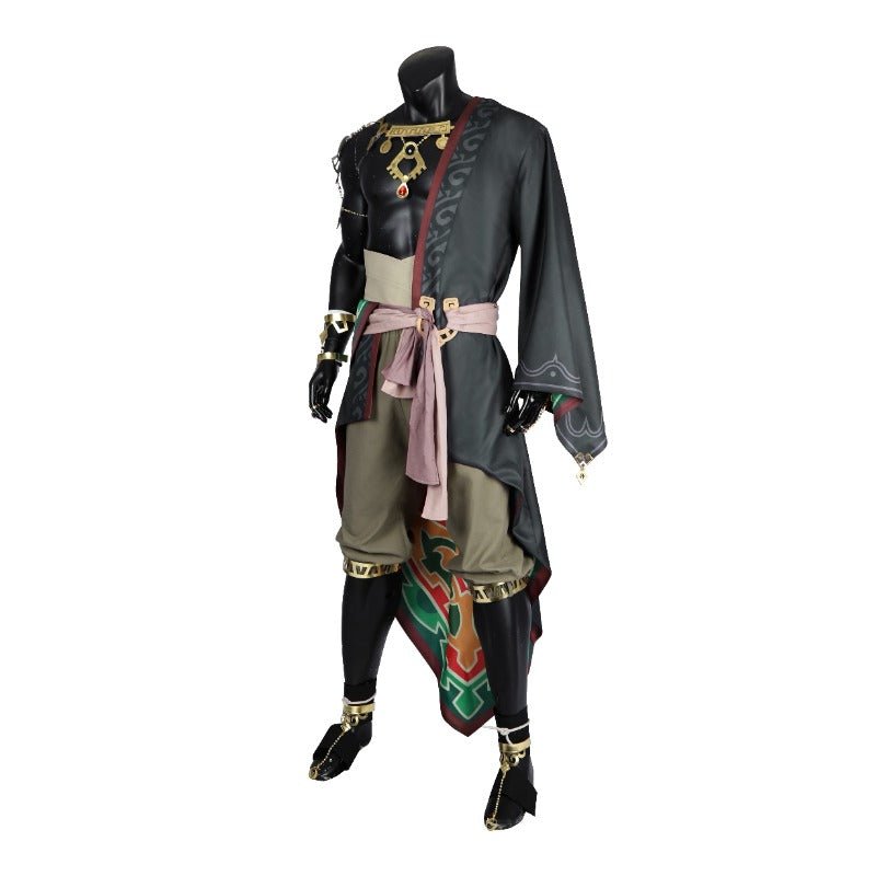Traje de Cosplay de Ganondorf Lágrimas del Reino - Conjunto Completo para Hombres - Disfraz para Halloween y Carnaval - Fantasia Cosera