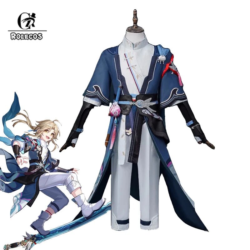 Traje de Cosplay Yanqing de Honkai Star Rail - Elegante y Hermoso para Hombres, Fiesta de Halloween y Carnaval - Fantasia Cosera