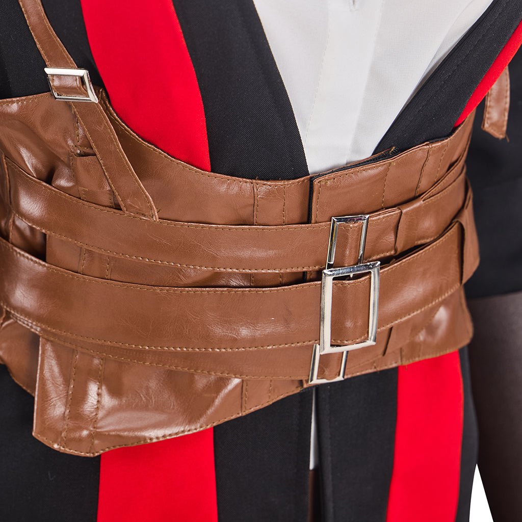 Conjunto de Chaqueta y Pantalones de Cuero PU para Mujer Estiloso – Perfecto para Cosplay y Outfits Geniales - Fantasia Cosera