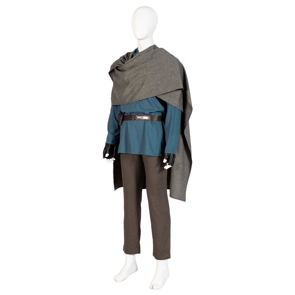 Traje Azul de Obi-Wan Kenobi de Star Wars para Halloween y Cosplay - Fantasia Cosera