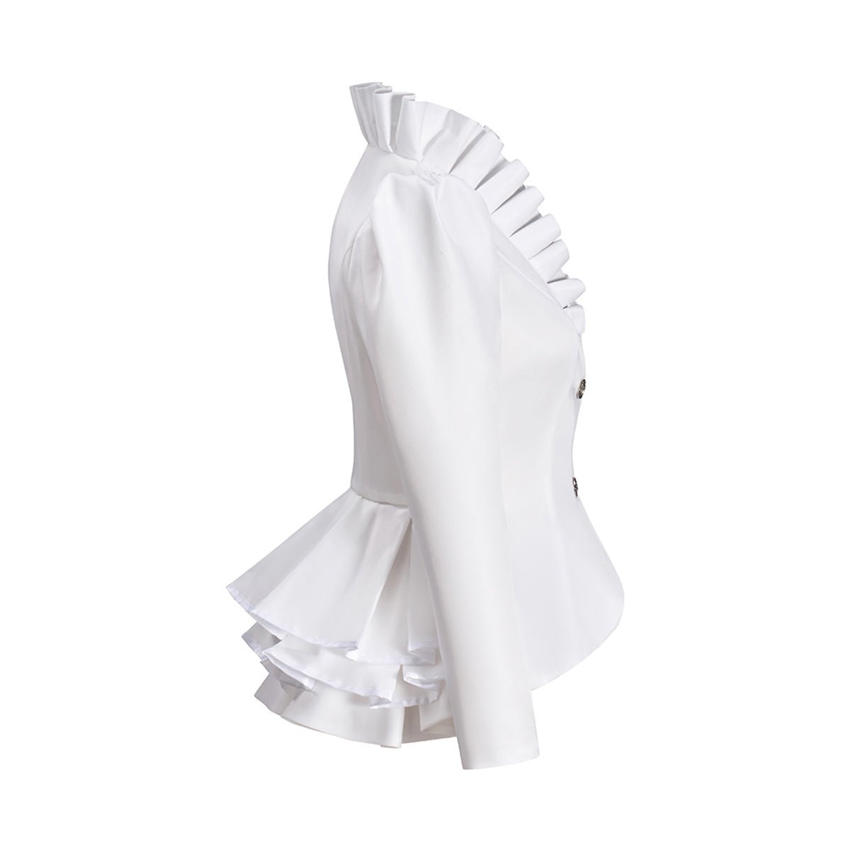 Abrigo Blanco de Edward – Traje de Cosplay Premium - Fantasia Cosera