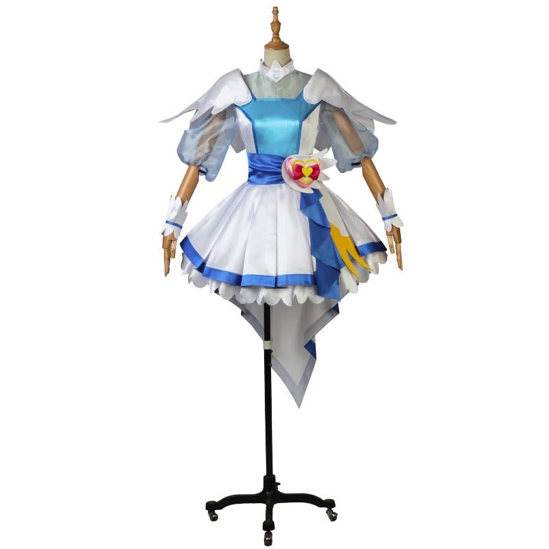 Traje de Cosplay de Cure Ange Yakushiji Saaya de Hugtto! Pretty Cure para Adultos - Fantasia Cosera
