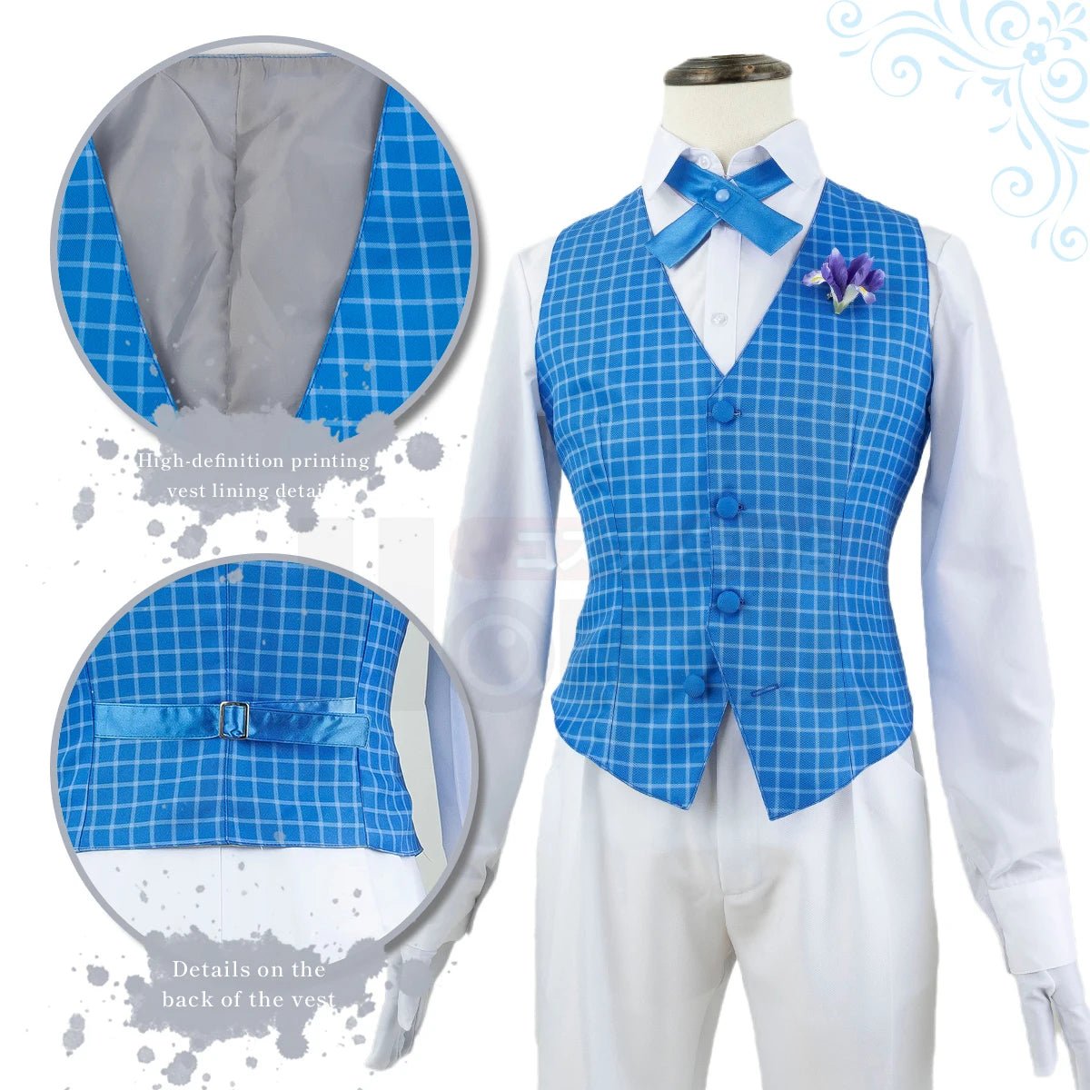 Traje de Cosplay de Isagi de Blue Lock - Terno de Frac para Exhibición - Fantasia Cosera