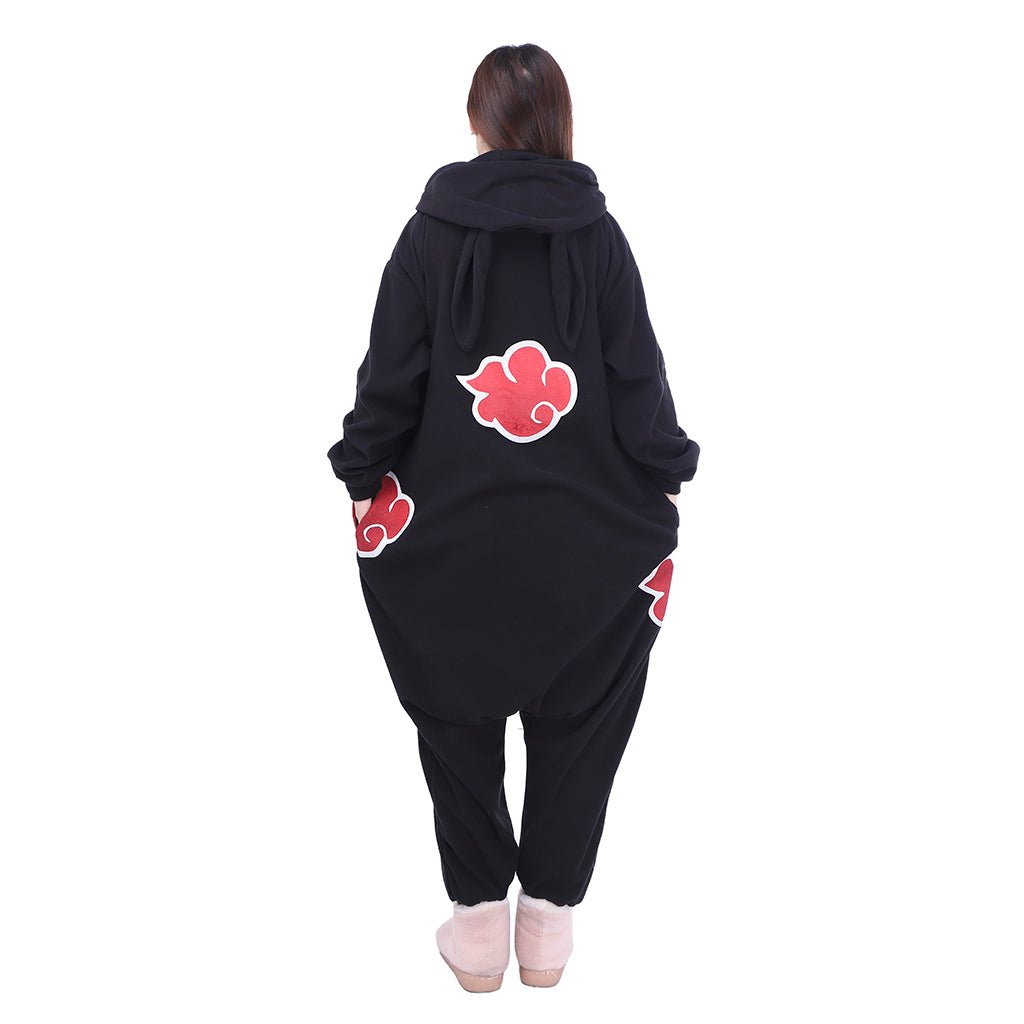 Pijama Unisex de Nube Akatsuki Anime para Adultos, Mono de Poliéster para Dormir, Halloween, Carnaval y Cosplay - Fantasia Cosera