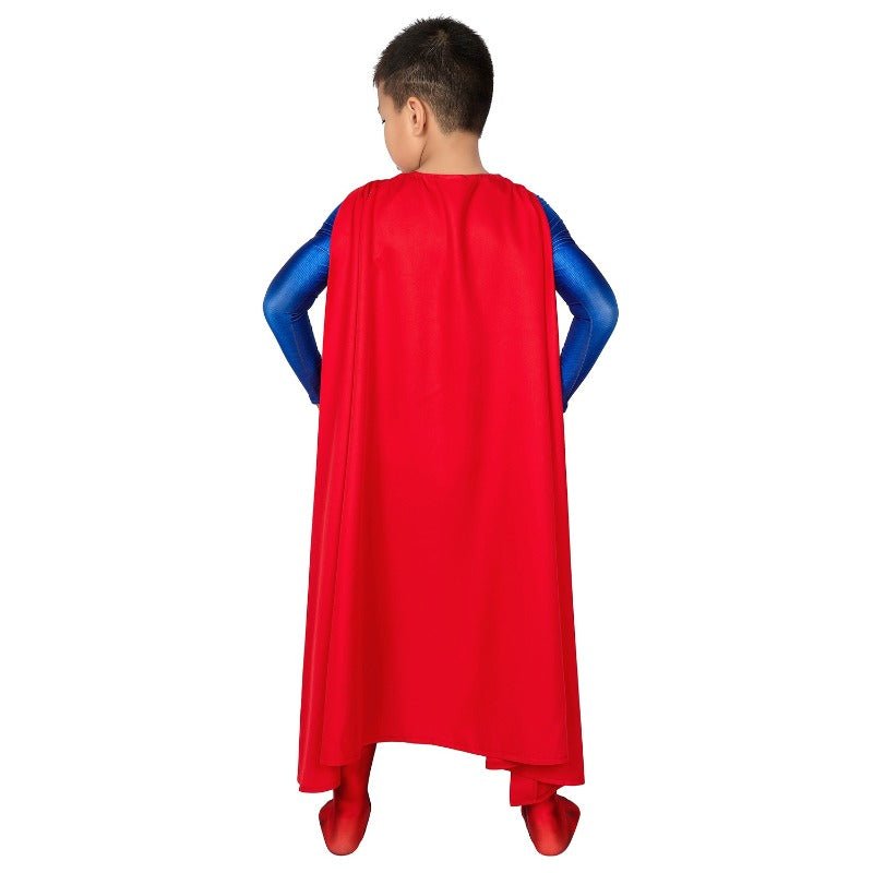 Disfraz de Crisis en Tierras Infinitas Superman Kal-El Clark Kent para Niños - Cosplay de Superhéroe - Fantasia Cosera
