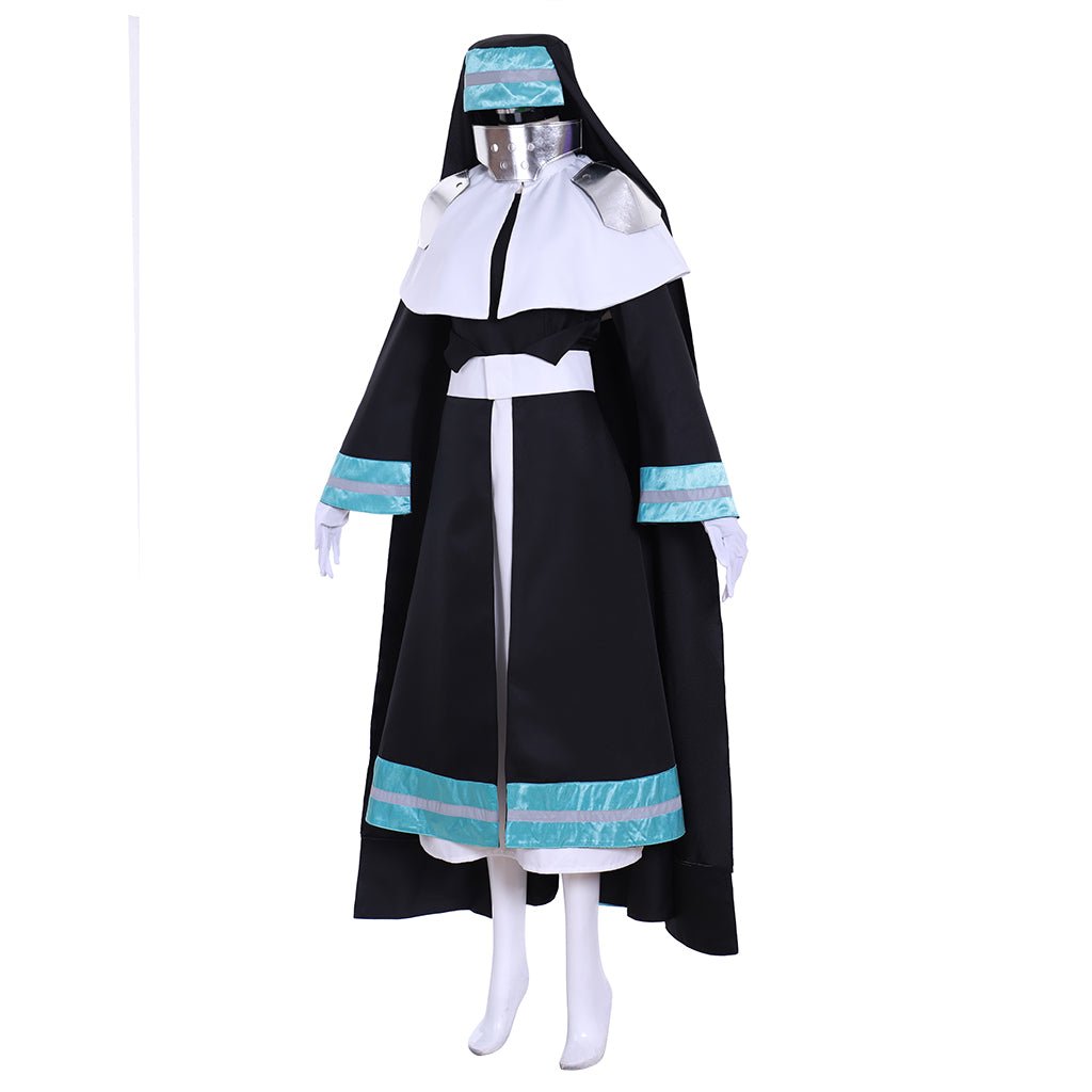 Traje de Cosplay de Iris Monja de Fire Force - Fantasia Cosera