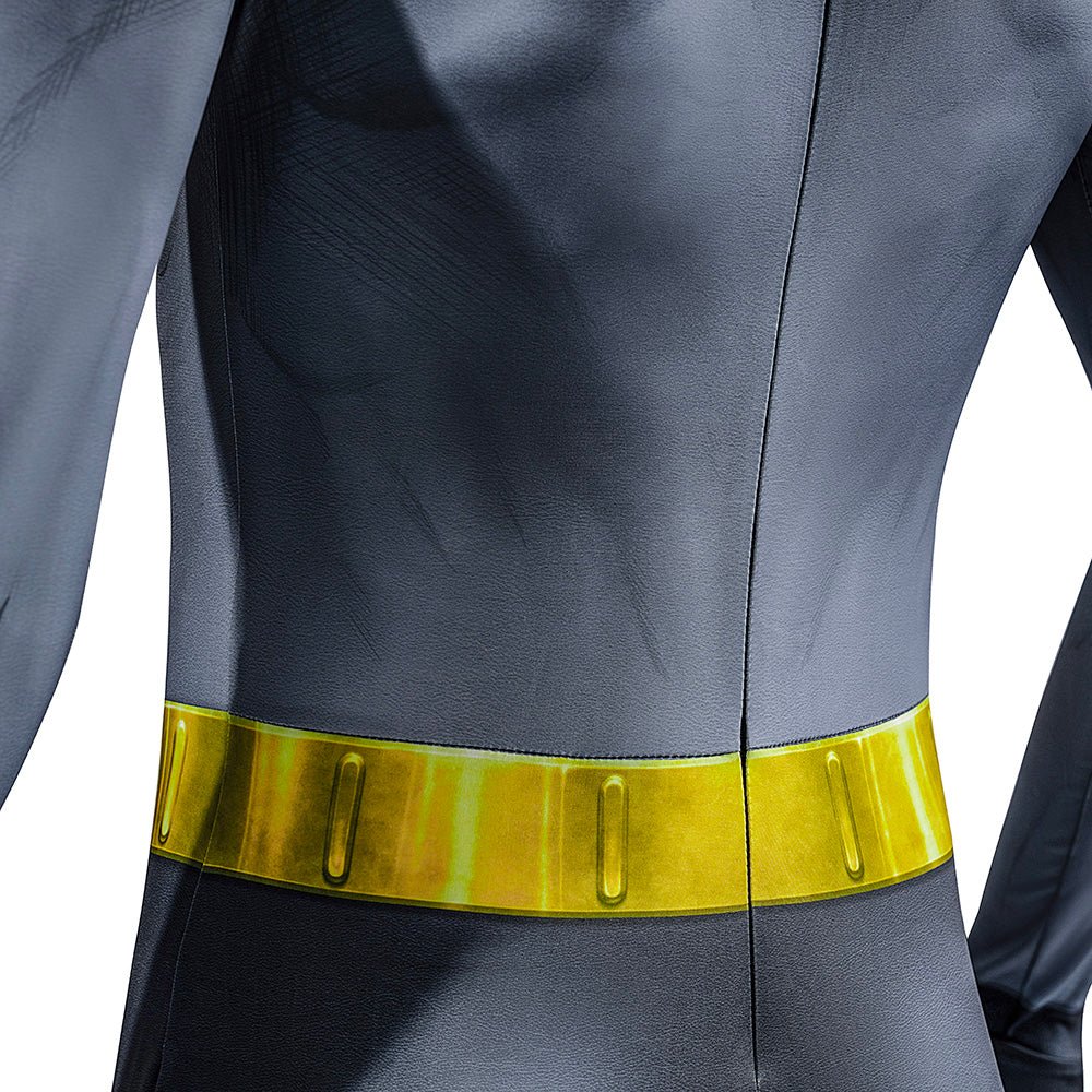 2024 Animación Batman: Traje de Salto Cruzado con Capa - Disfraz de Cosplay Premium - Fantasia Cosera