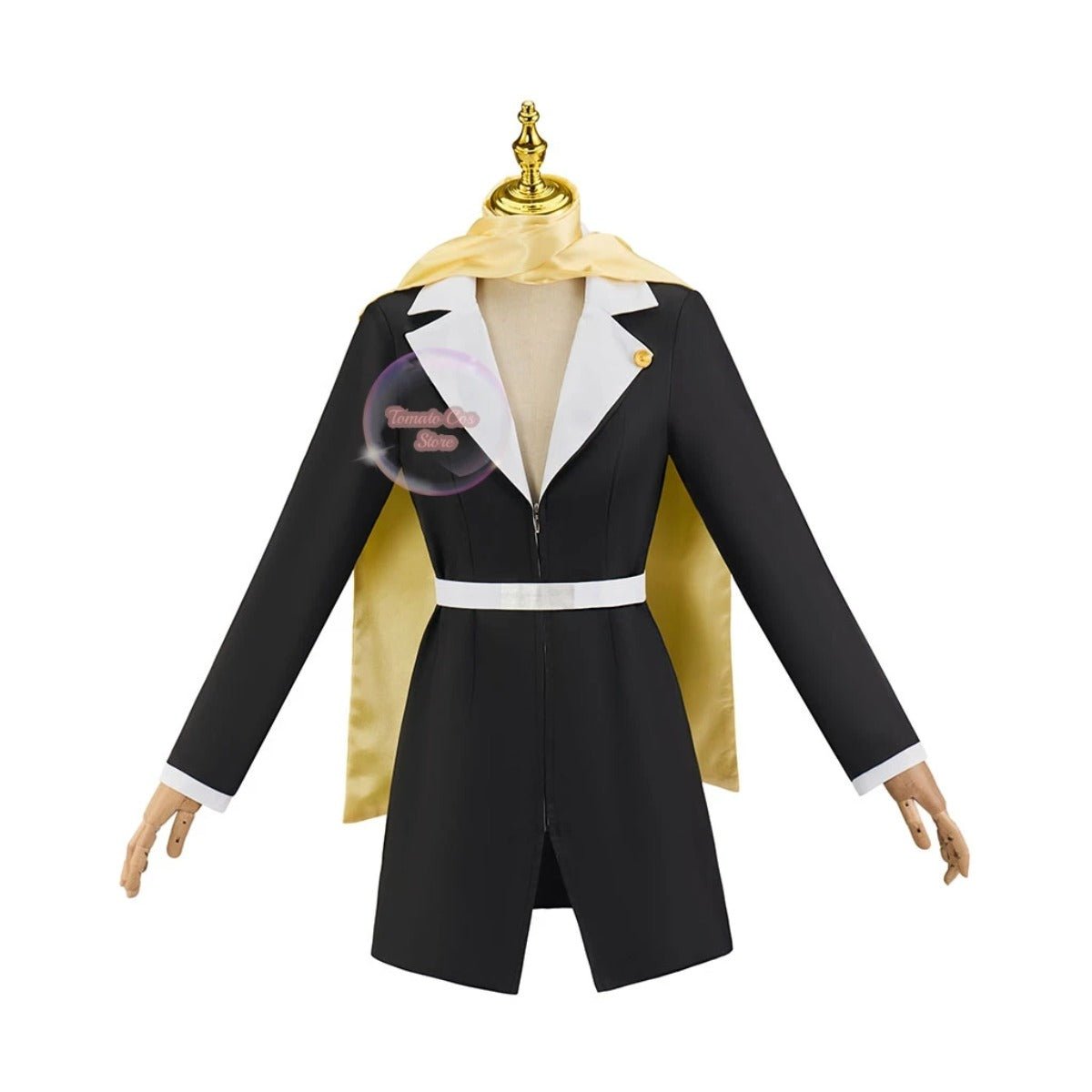 Vestido Negro de Cosplay de Ayasato Chihiro como Mia Fey de Ace Attorney para Mujer - Uniforme de Abogado para Halloween y Roleplay - Fantasia Cosera