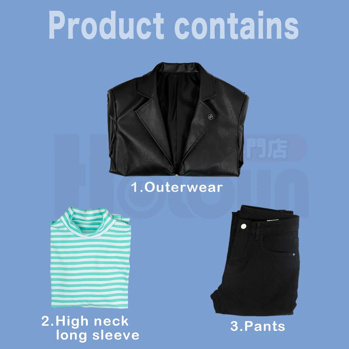 Disfraz Cosplay Rin Itoshi Blue Lock - Peluca, Chaqueta de Piel Sintética, Camiseta de Algodón - Fantasia Cosera