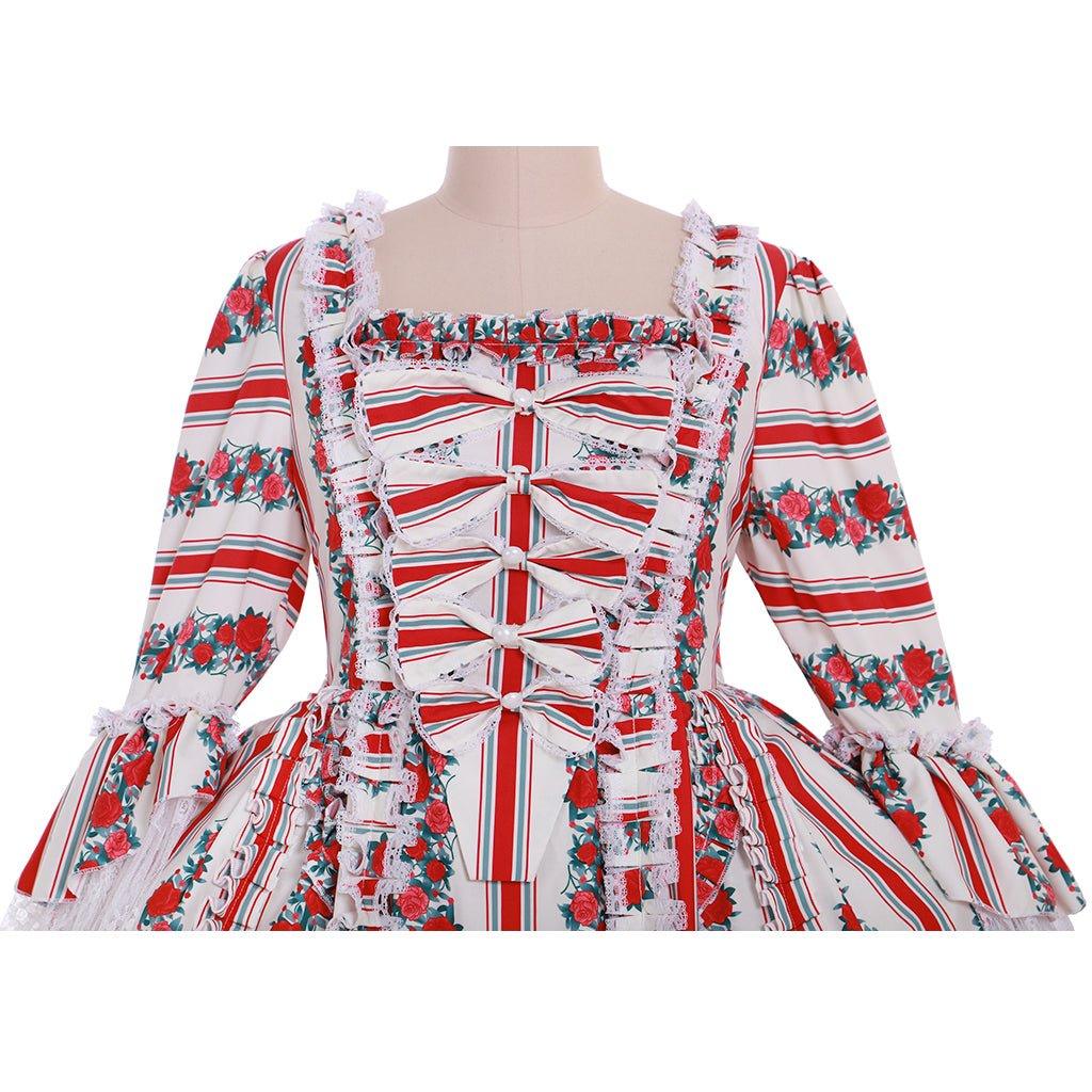 Vestido de Gala Rococó Marie Antoinette | Traje de Cosplay para Eventos - Fantasia Cosera