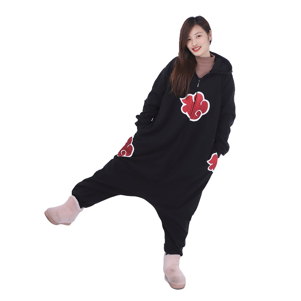 Pijama Unisex de Nube Akatsuki Anime para Adultos, Mono de Poliéster para Dormir, Halloween, Carnaval y Cosplay - Fantasia Cosera