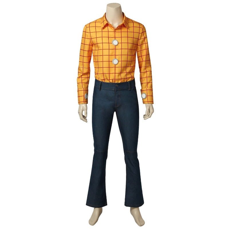 Disfraz de Vaquero Sheriff Woody para Adultos - Traje de Cosplay y Halloween - Fantasia Cosera