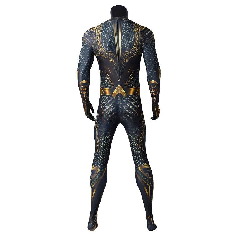 Traje de Aquaman para Hombre - Disfraz de Cosplay de Superhéroe de DC Comics para Halloween y Carnaval - Fantasia Cosera