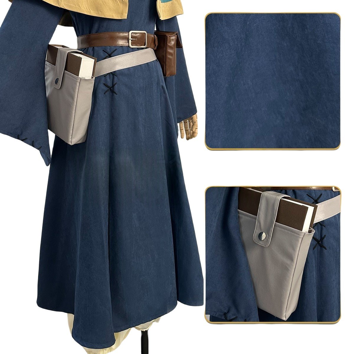 Traje de Cosplay de Marcille Donato - Outfit de Anime Dungeon Meshi - Fantasia Cosera