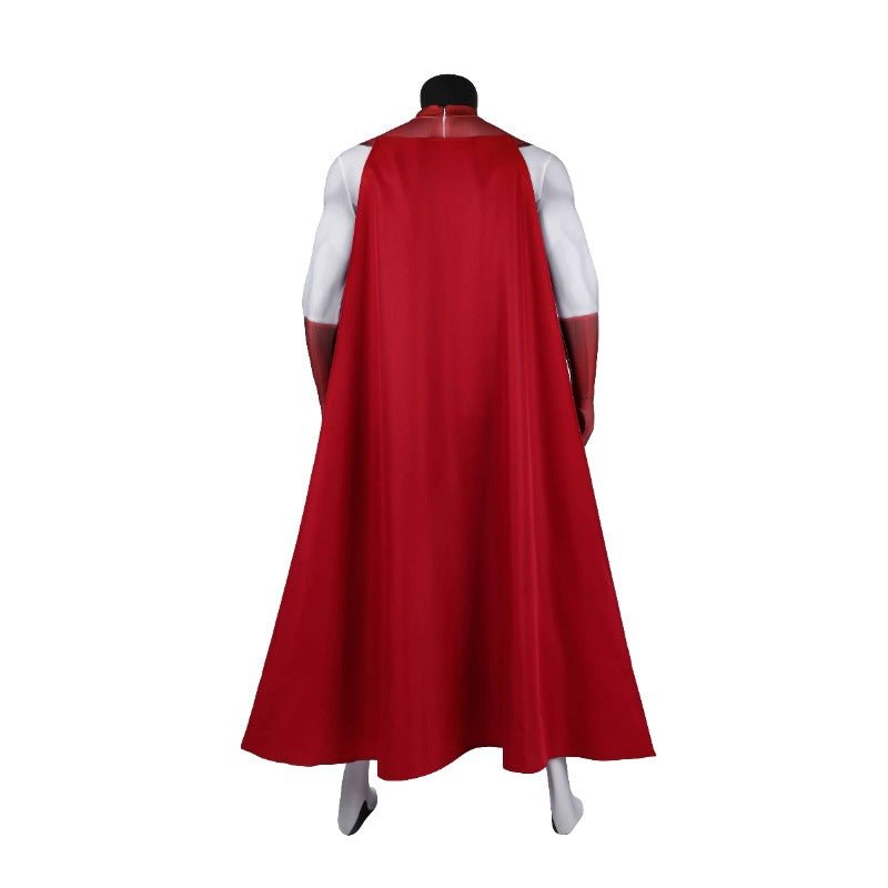 Traje de Omni Man, Nolan Grayson Cosplay con Capa para Hombres Disfraz de Halloween - Fantasia Cosera