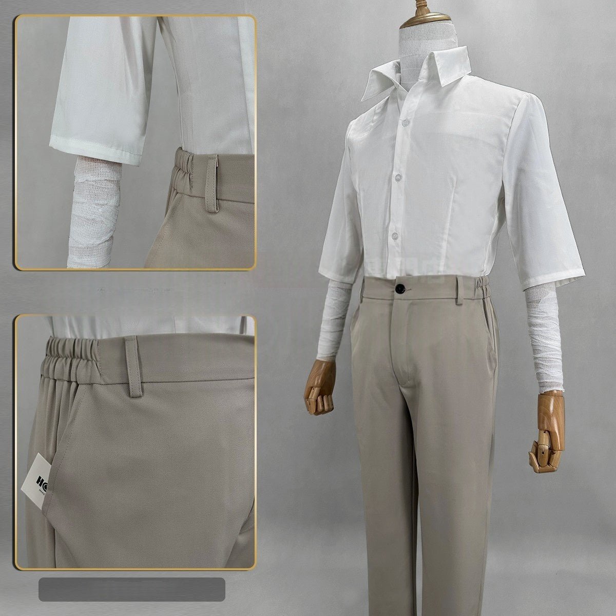 Traje de Cosplay de Dazai Osamu de Bungo Stray Dogs - Alta Calidad - Fantasia Cosera