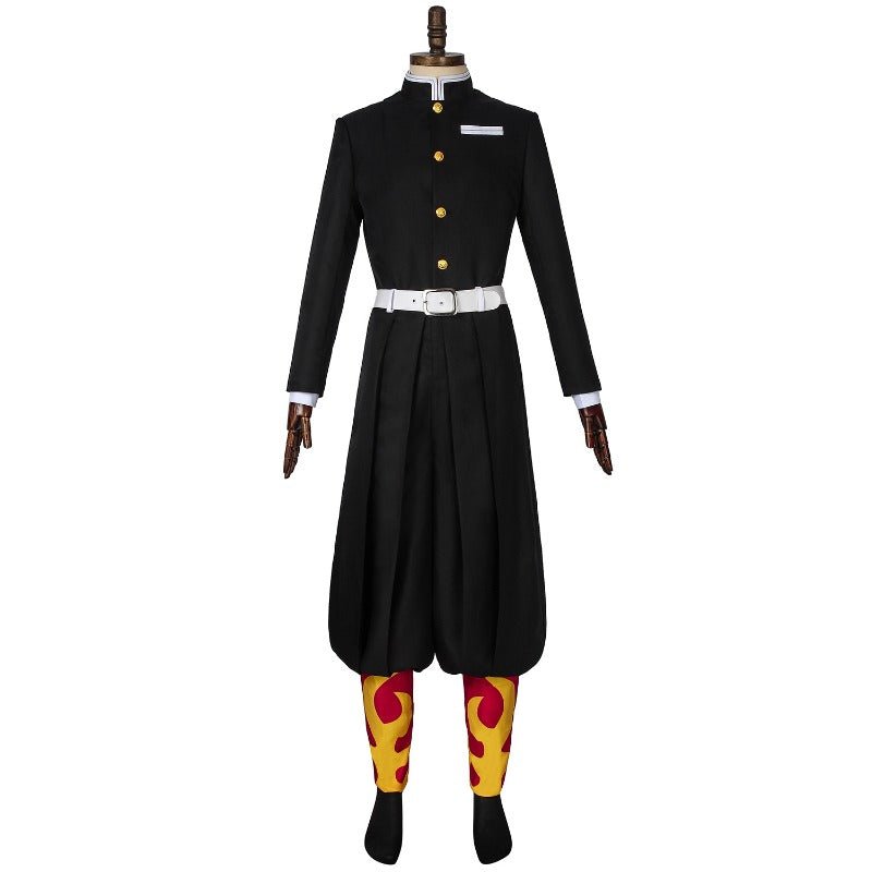 Traje de Cosplay de Kyojuro Rengoku de Demon Slayer - Encarna el Poder del Pilar de la Llama - Fantasia Cosera