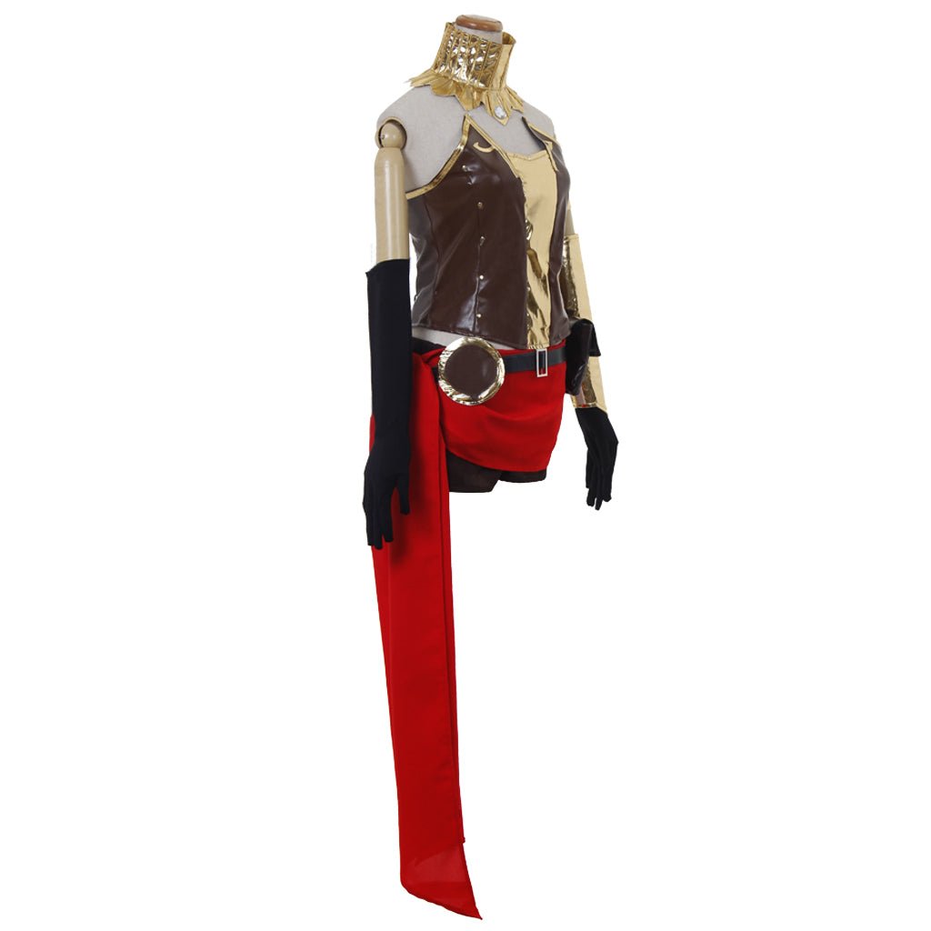 Traje de Cosplay de Pyrrha Nikos de RWBY - Set Premium de Personaje de Anime - Fantasia Cosera