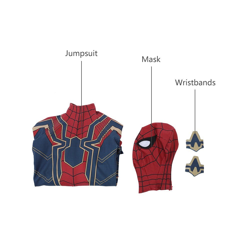 Traje de Cosplay de Spider-Man de Avengers: Infinity War - Réplica de Alta Calidad de la Película - Fantasia Cosera