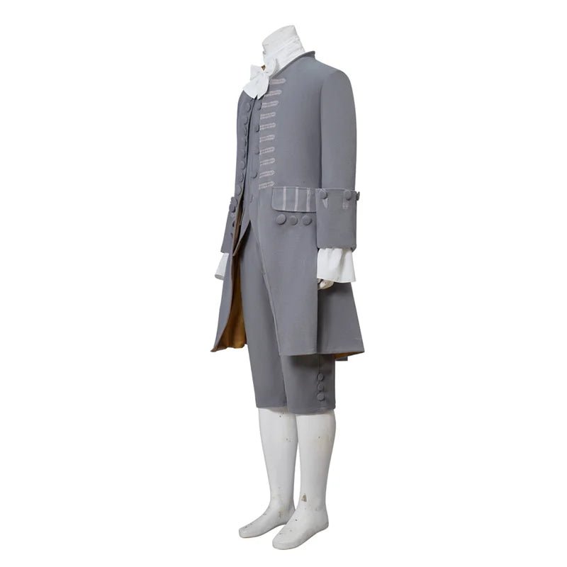 Traje de Príncipe Victoriano Cosplay del Siglo XVIII - Chaqueta con Corbata de Encaje para Halloween y Fiestas - Fantasia Cosera