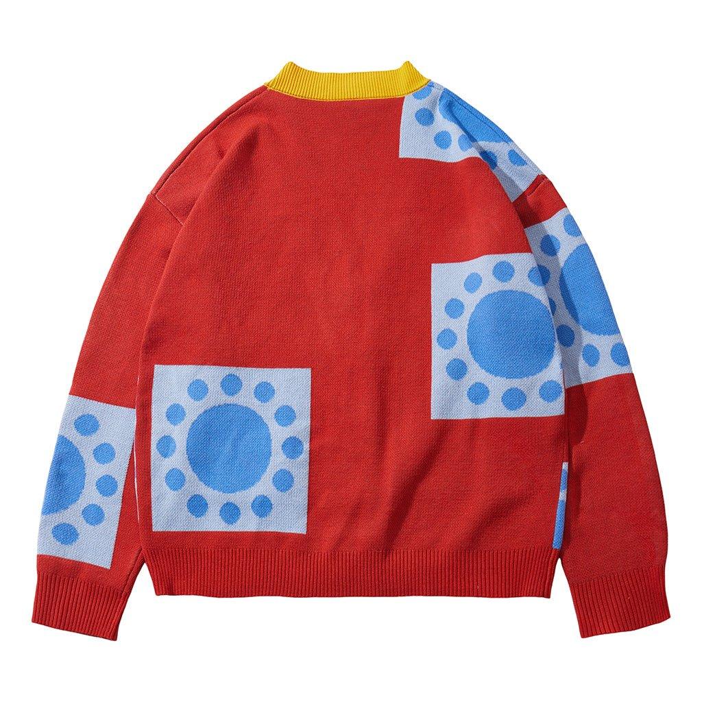 Suéter de Cosplay de Luffy del País Wano | Cardigan Anime para Adultos | Abrigo de Cosplay para Halloween - Fantasia Cosera