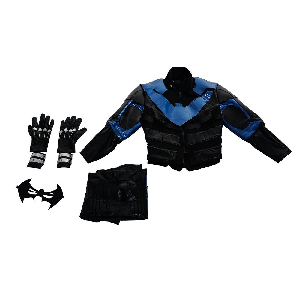 Traje de Cosplay de Nightwing de Batman: Gotham Knights para Halloween - Fantasia Cosera