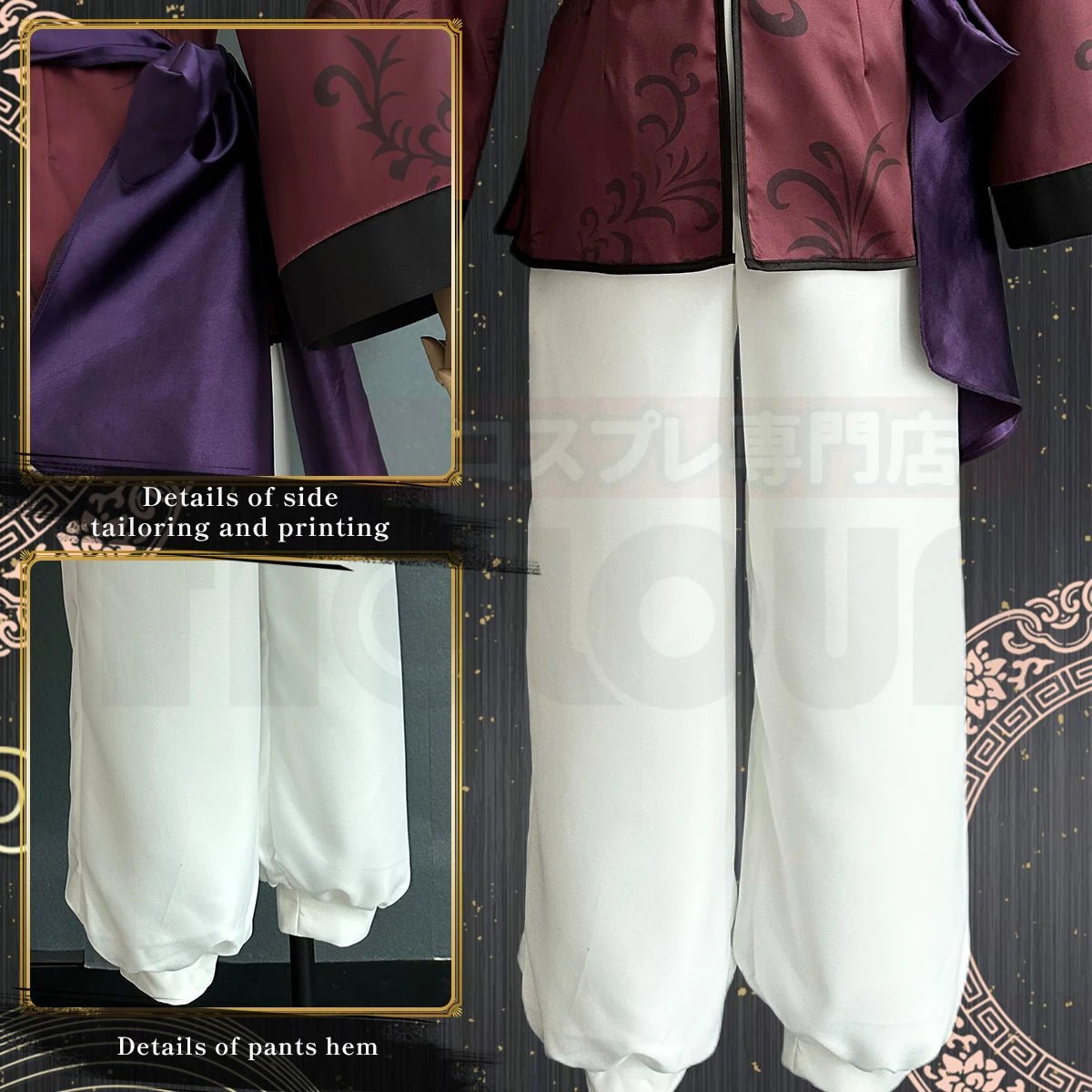 Traje de Cosplay de Sae Itoshi de Blue Lock - Traje Chino Kung Fu Tang con Peluca y Red de Rosa - Fantasia Cosera