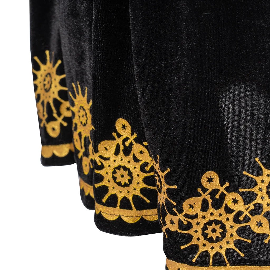 Capa de Cosplay de Rey Príncipe - Lujosa Capa de Longitud Media para Halloween y Carnaval - Fantasia Cosera