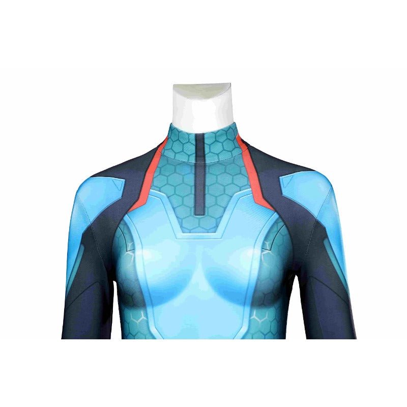 Traje de Cosplay de Juno de Overwatch 2 Azul para Mujeres para Halloween y Carnaval - Fantasia Cosera