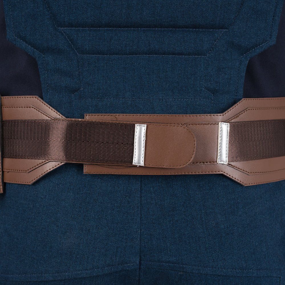 Traje de Cosplay de Captain America de Avengers: Endgame - Réplica de Película de Calidad Premium - Fantasia Cosera