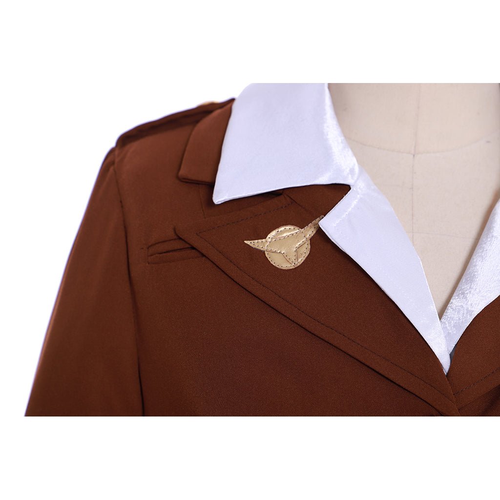 Traje de Cosplay de Agente Femenino de Anime para Halloween - Fantasia Cosera