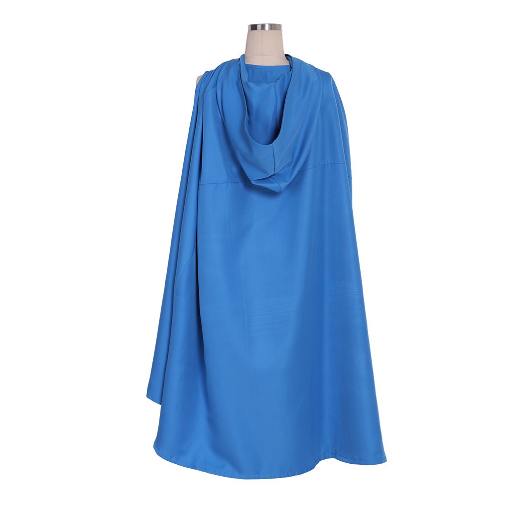 Traje de Cosplay de Daenerys Targaryen Vestido Azul con Capa para Mujer - Fantasia Cosera