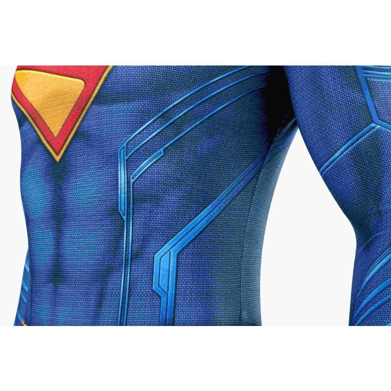 Traje de Cosplay Superman Legacy Clark Kent con Capa para Halloween y Eventos - Fantasia Cosera
