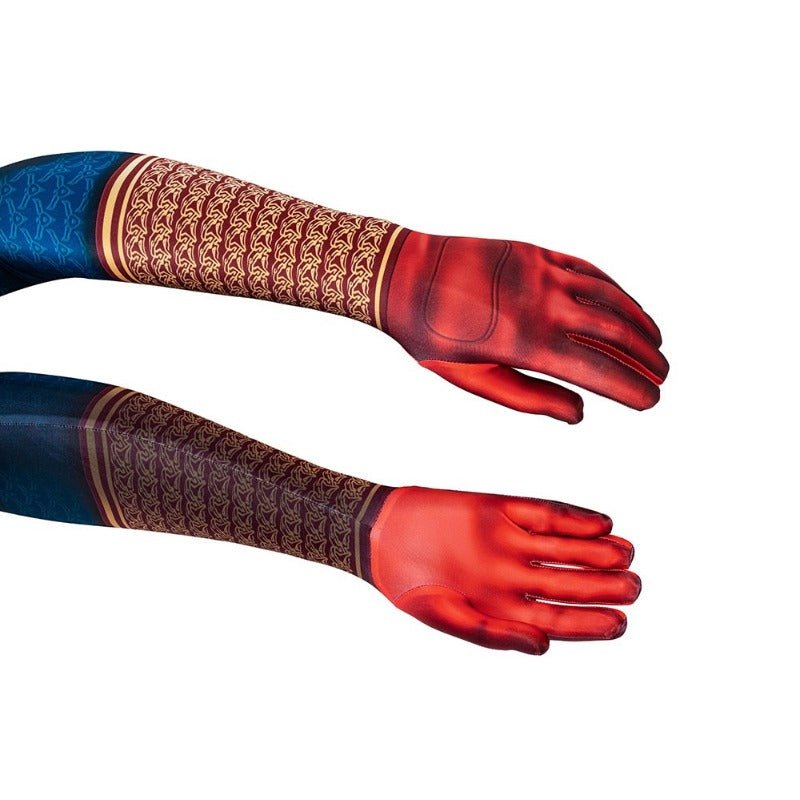 Traje de Homelander con Capa para Hombre – Disfraz de Ben Soldier para Halloween - Fantasia Cosera