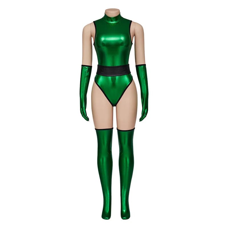 Traje de Cosplay de Jade de Mortal Kombat X - Mono Verde para Mujer - Fantasia Cosera