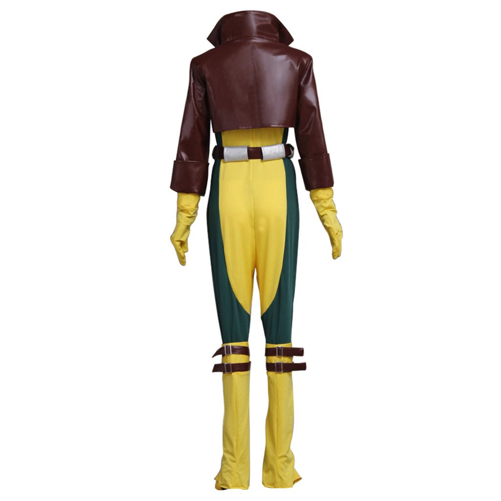 Fantasia X 97 Traje de Villana Super Cosplay para Mujeres - Abrigo y Mono para Halloween y Fiestas - Fantasia Cosera