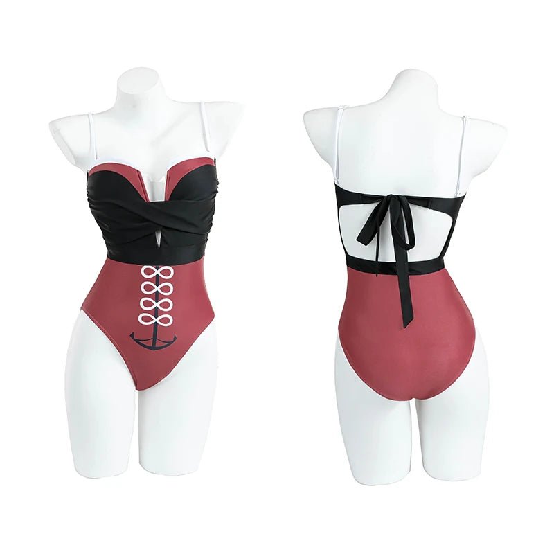 Traje de Baño Beidou Verano Chica Un Pie Diseño con Tirantes Mujer Bikini Playa Natación - Fantasia Cosera