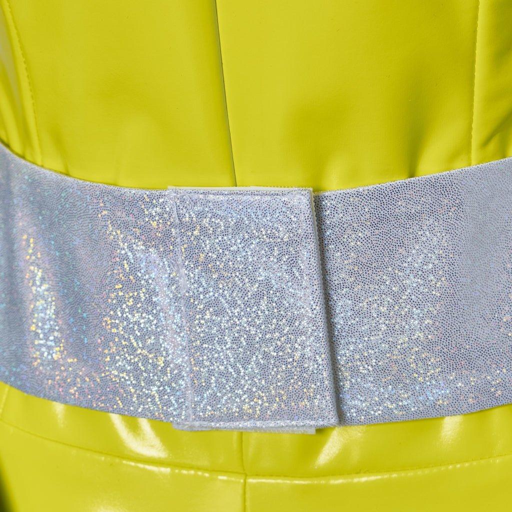 Traje de Cosplay para Mujer Mamma Mia | Traje de Disco Ajustado Brillante | Conjunto Completo para Fiestas y Escenarios - Fantasia Cosera